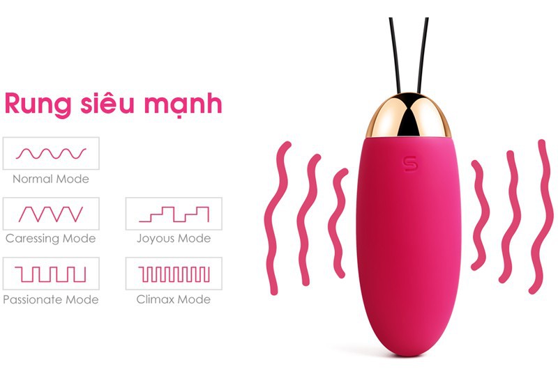 Sex toy trứng rung tình yêu cao cấp Svakom ELVA nhập khẩu USA 13