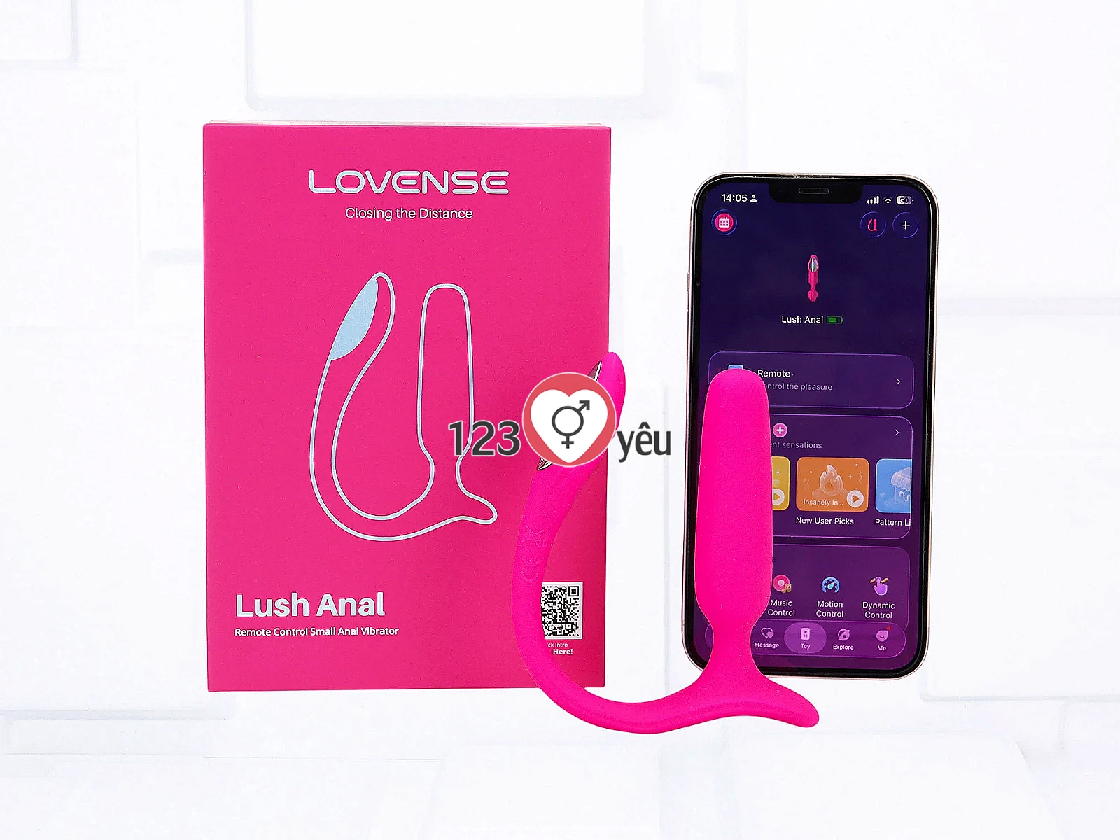 Máy rung hậu môn Lovense Lush Anal điều khiển qua điện thoại
