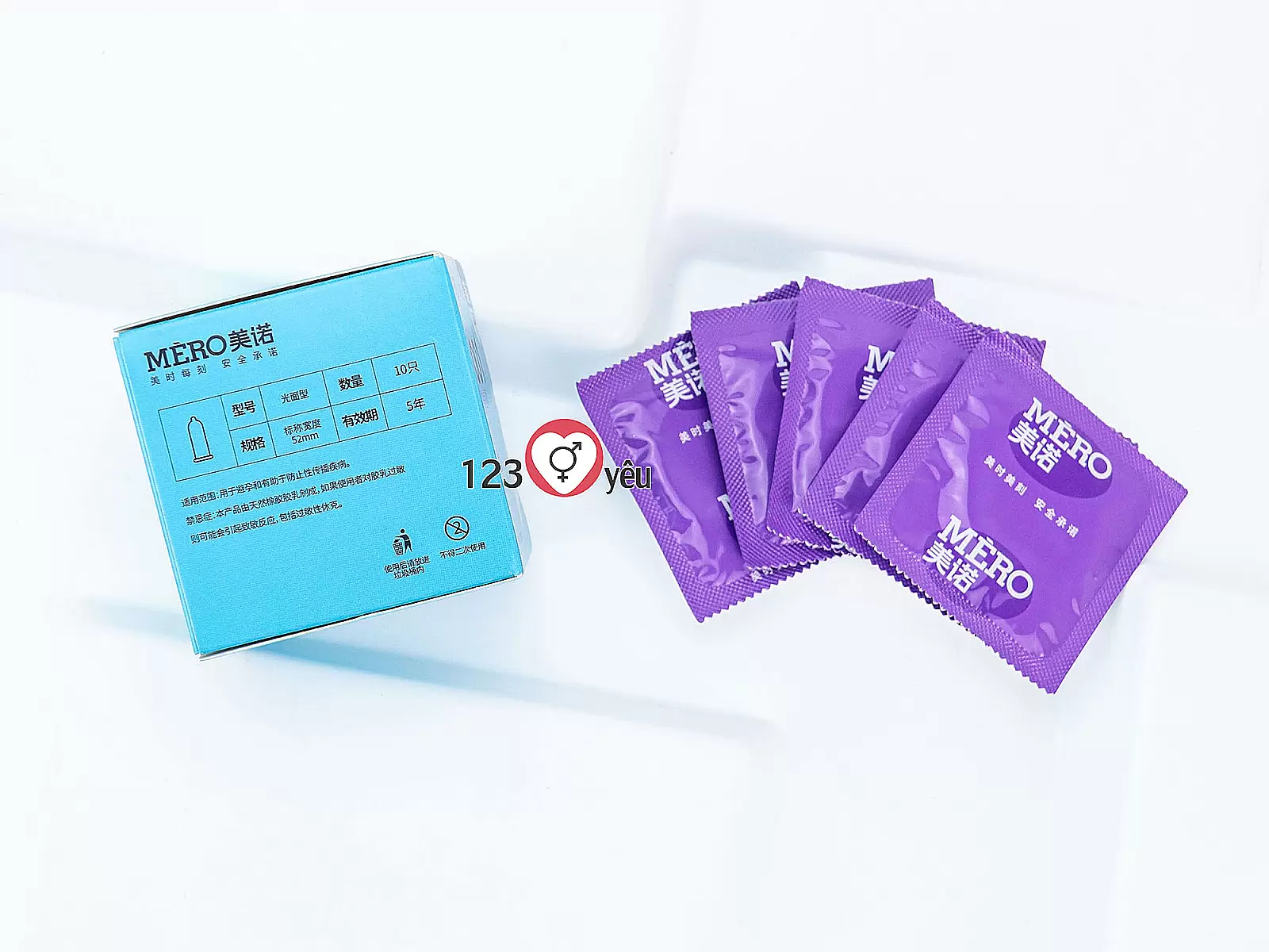 Bao cao su MERO 001 Invisible Ultra-Thin siêu mỏng, cảm giác chân thật tối đa