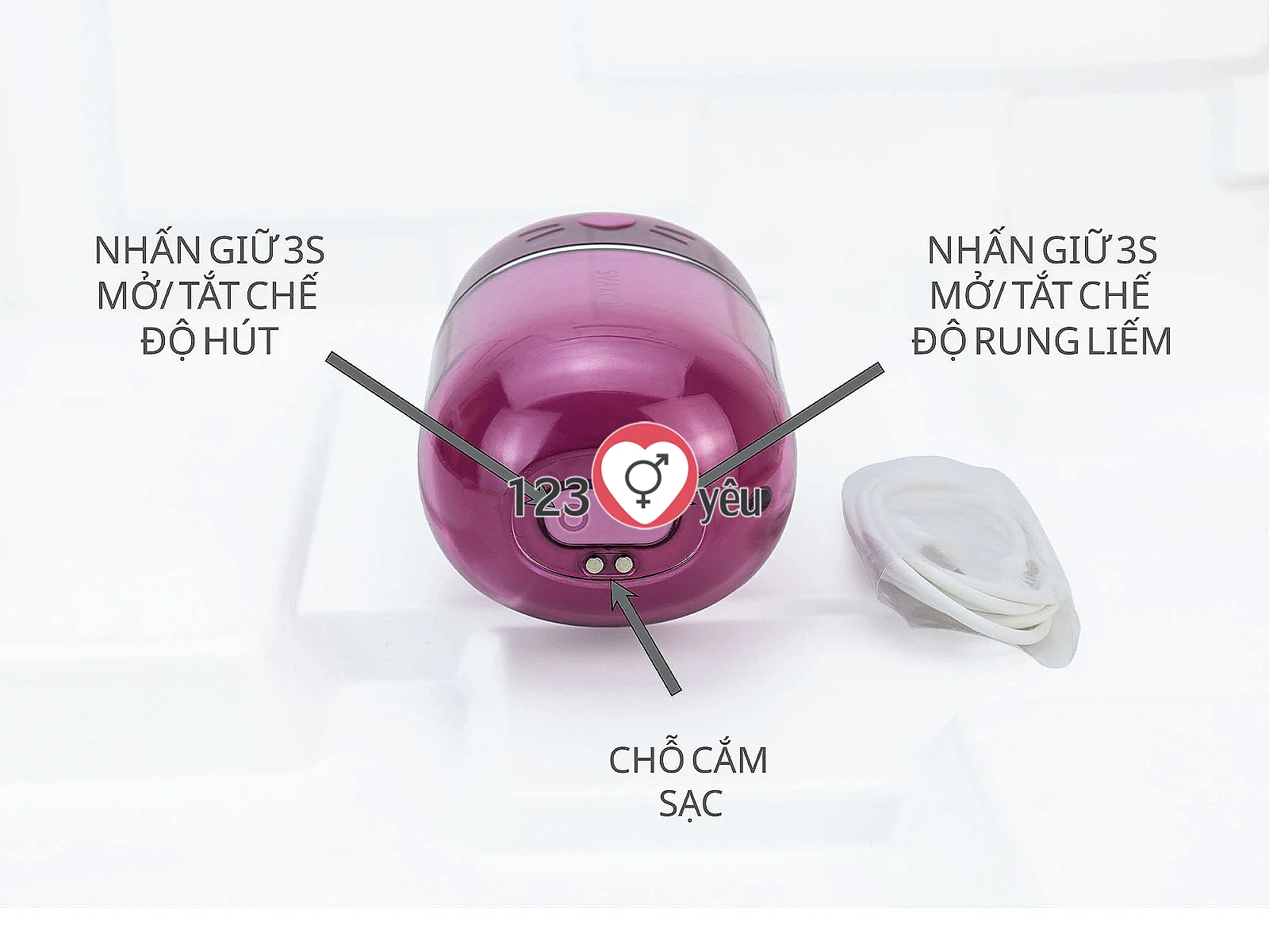 Máy liếm hút SVAKOM Klitty 2 trong 1 điều khiển qua App