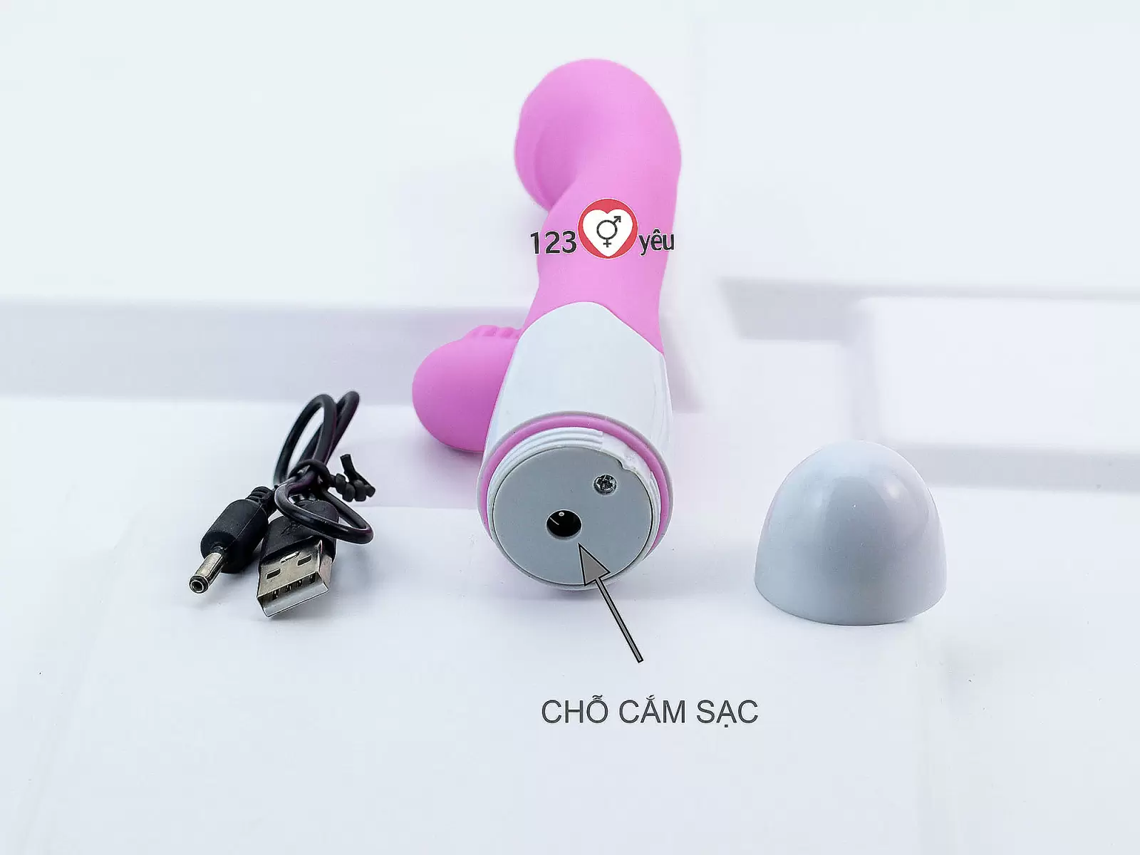 Dương vật giả Snappy nhánh gai mềm rung nhiều chế độ