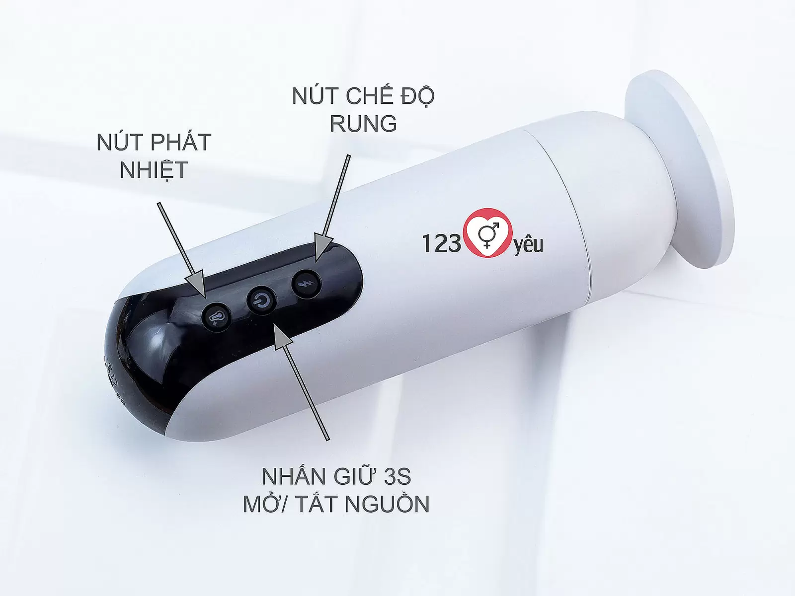 Âm đạo giả XingKong rung phát nhiệt ấm nóng