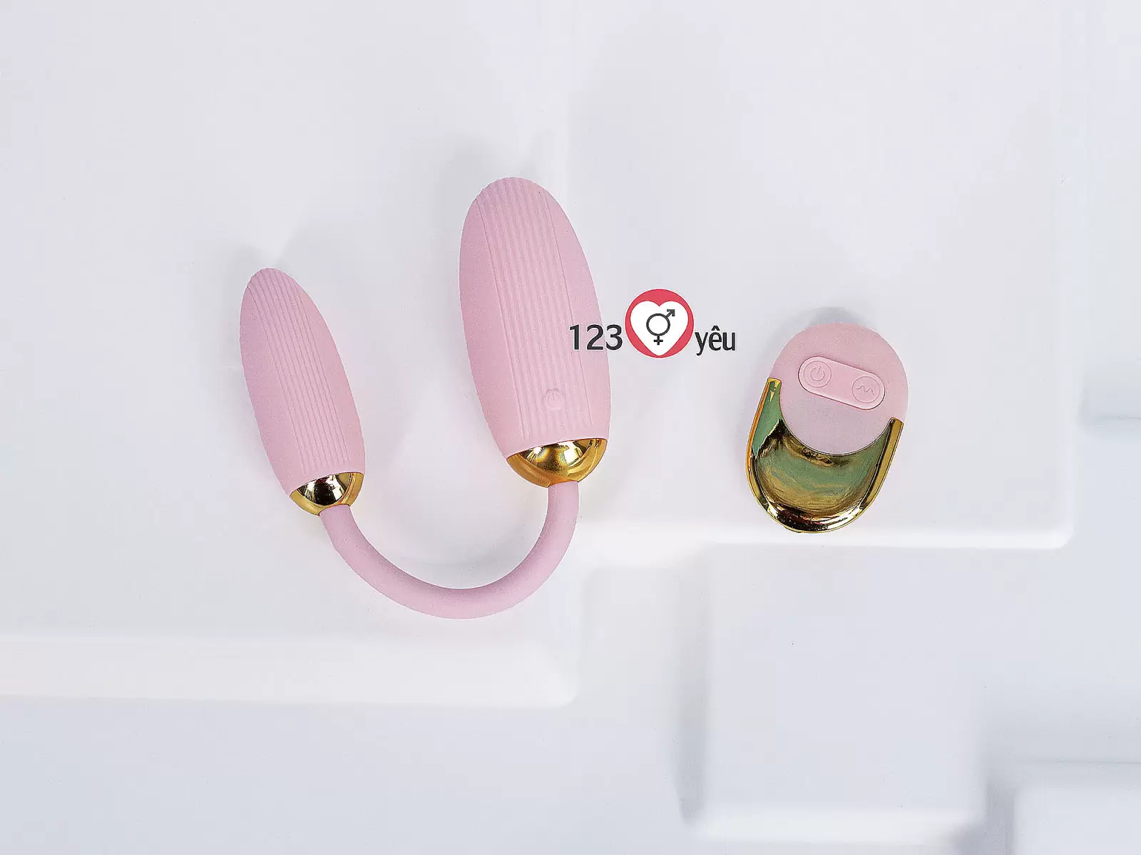 Trứng rung 2 đầu Ankni điều khiển từ xa