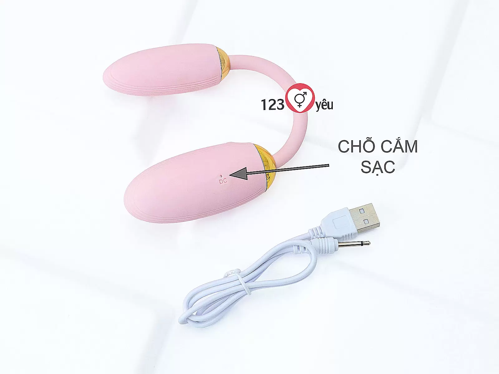 Trứng rung 2 đầu Ankni điều khiển từ xa