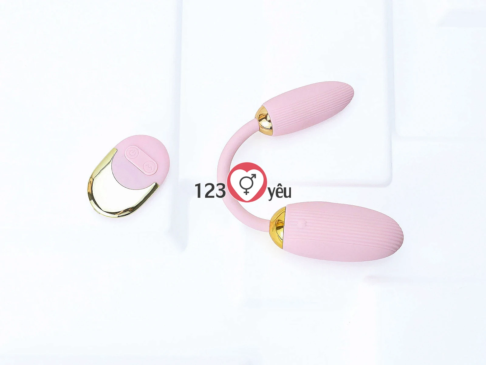 Trứng rung 2 đầu Ankni kèm điều khiển từ xa