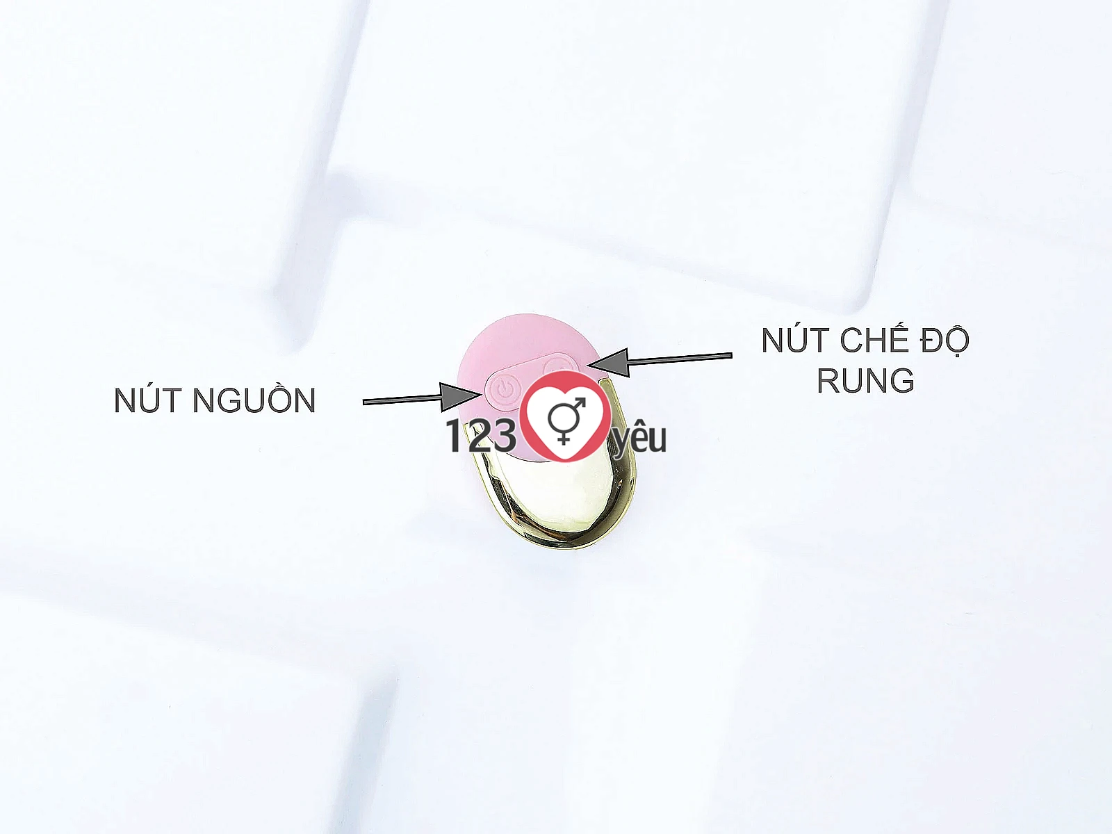 Trứng rung 2 đầu Ankni kèm điều khiển từ xa