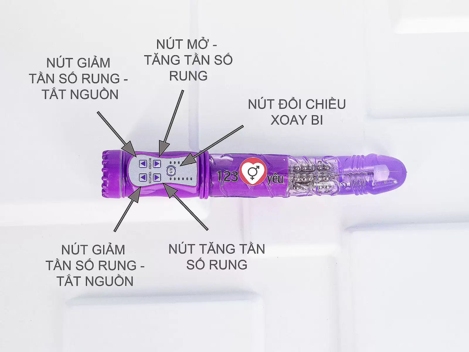 Dương vật giả có bi xoay ngoáy giá rẻ