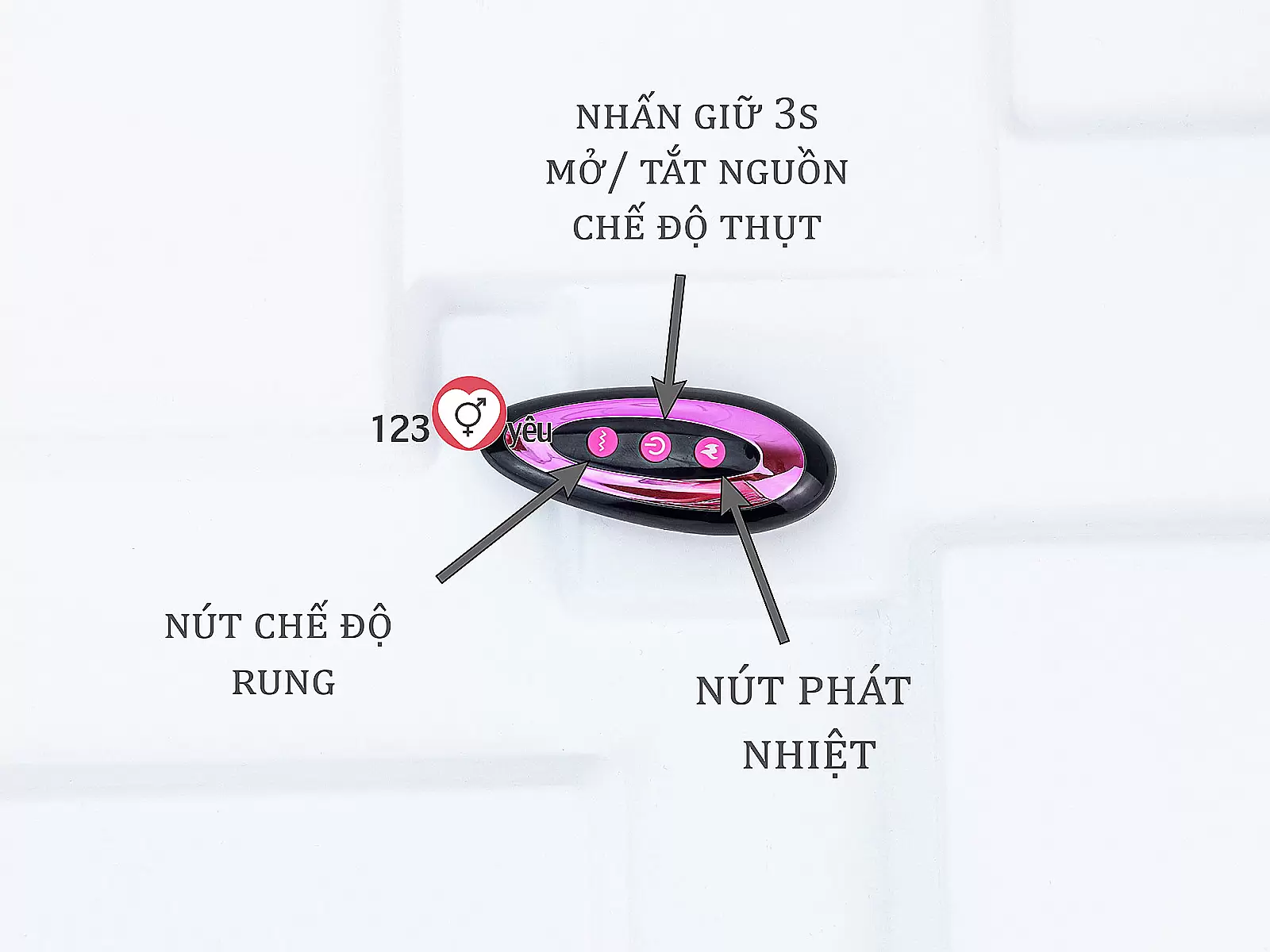 Dương vật giả có đế cùng nhánh phụ rung thụt phát nhiệt điều khiển từ xa