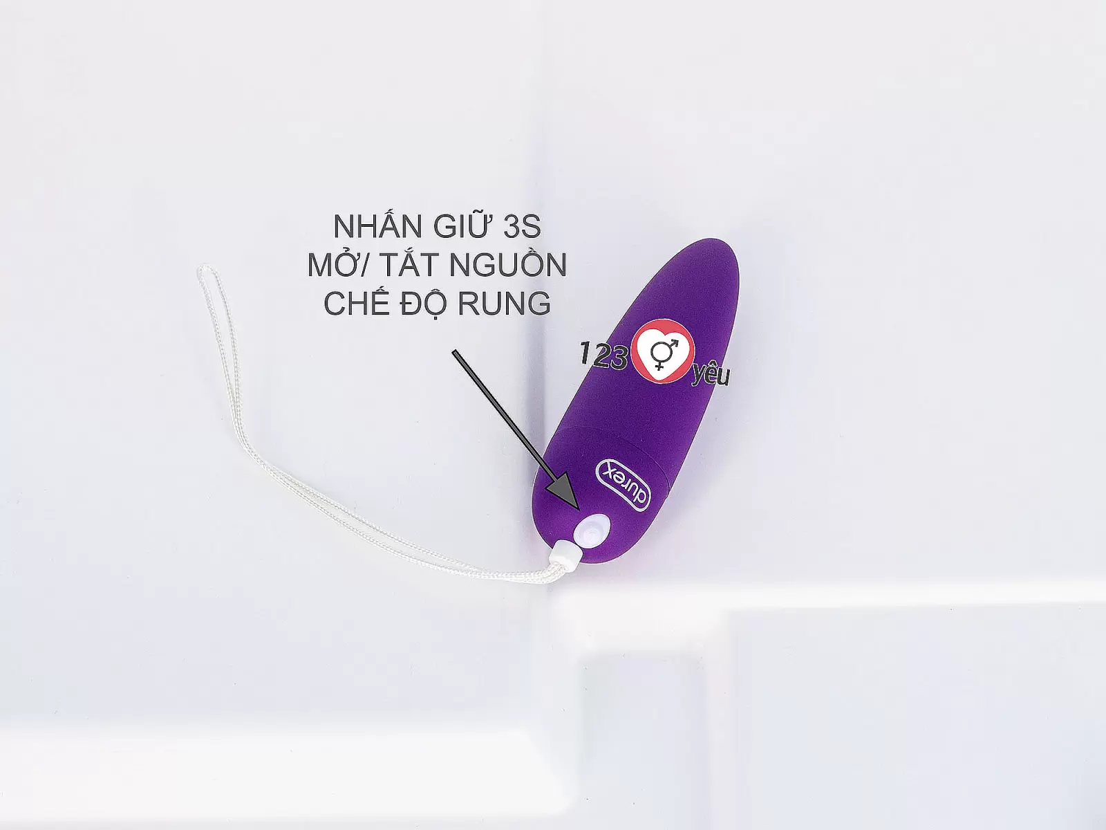 Trứng rung tình yêu Durex S-VIBE rung 5 chế độ pin sạc