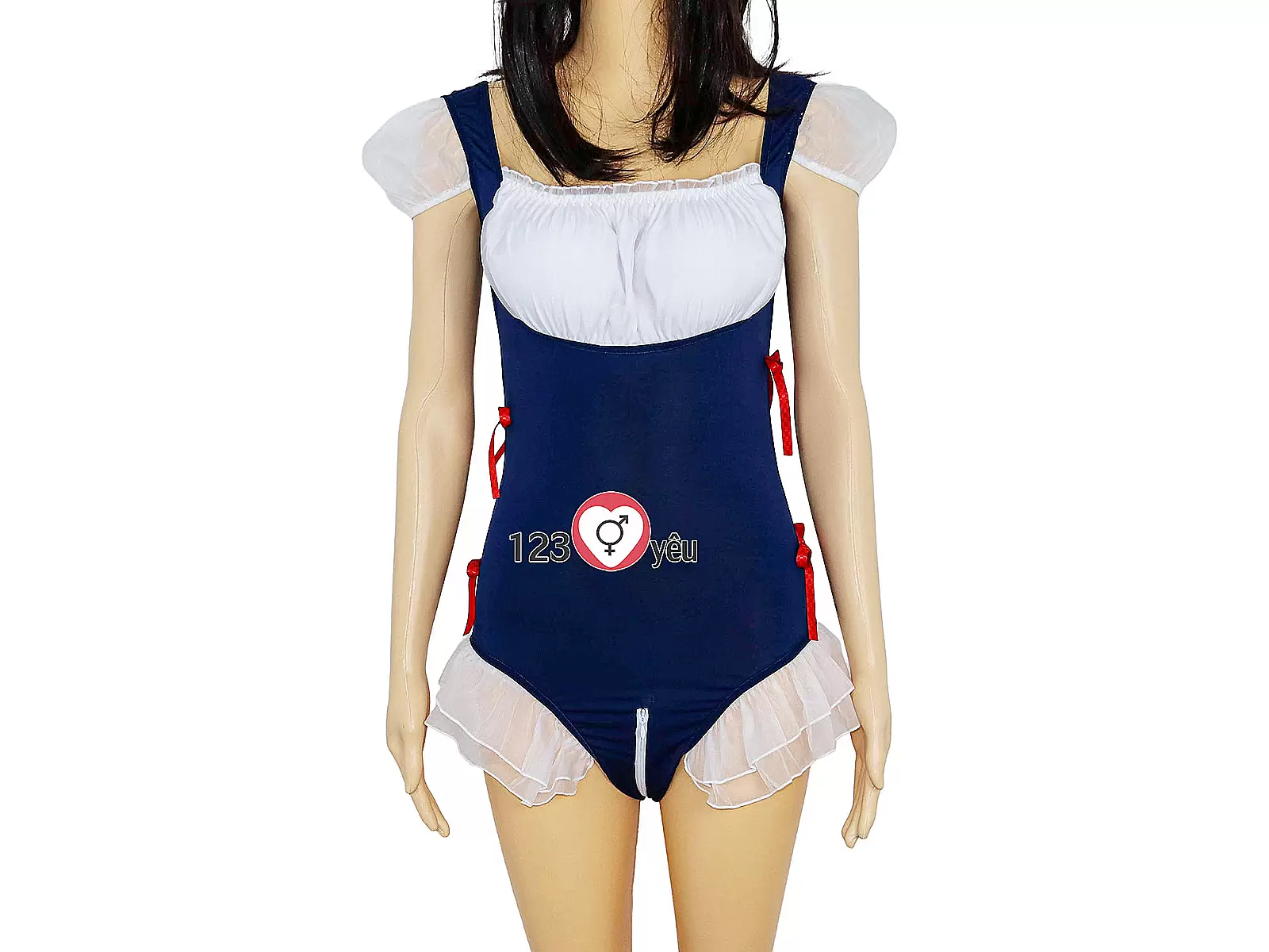 Bộ đồ chơi bạo dâm váy liền thân COSPLAY quyến rũ