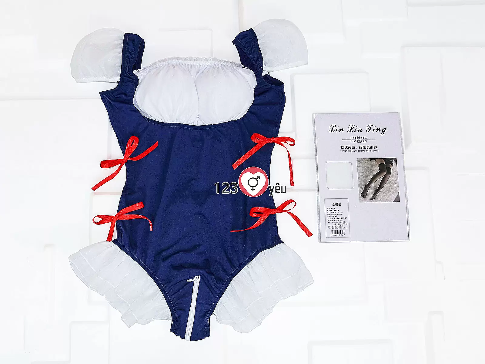 Bộ đồ chơi bạo dâm váy liền thân COSPLAY quyến rũ