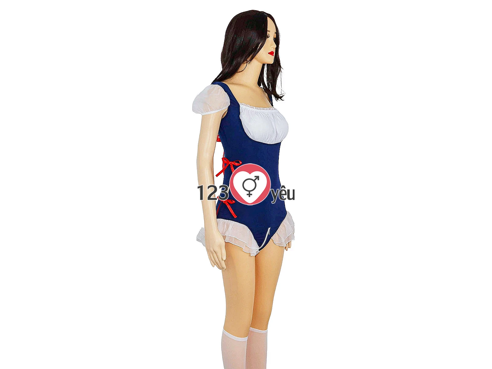Bộ đồ chơi bạo dâm váy liền thân COSPLAY quyến rũ