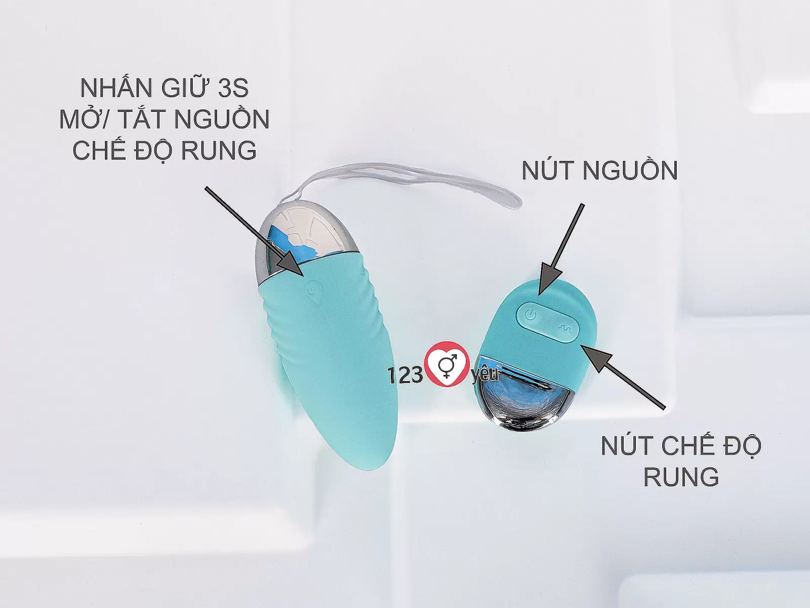 Trứng rung không dây Spark Of Love điều khiển từ xa