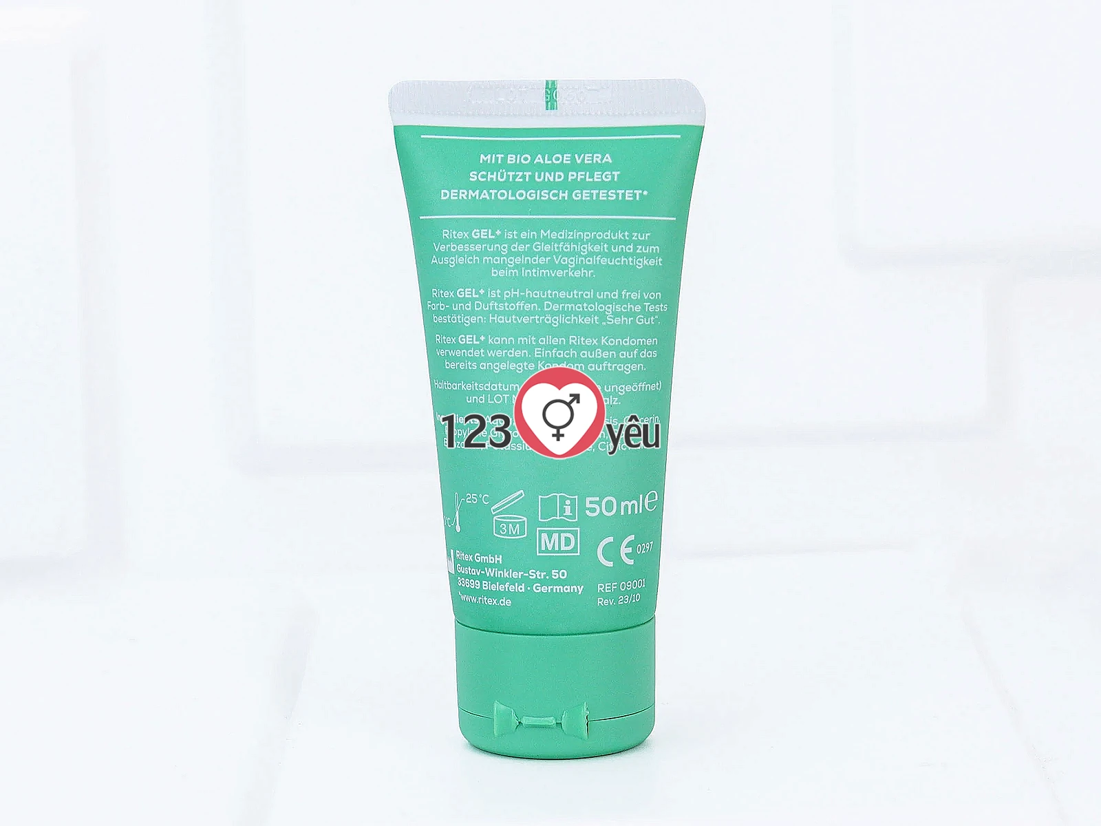 Gel bôi trơn gốc nước lô hội dịu nhẹ Ritex GEL+
