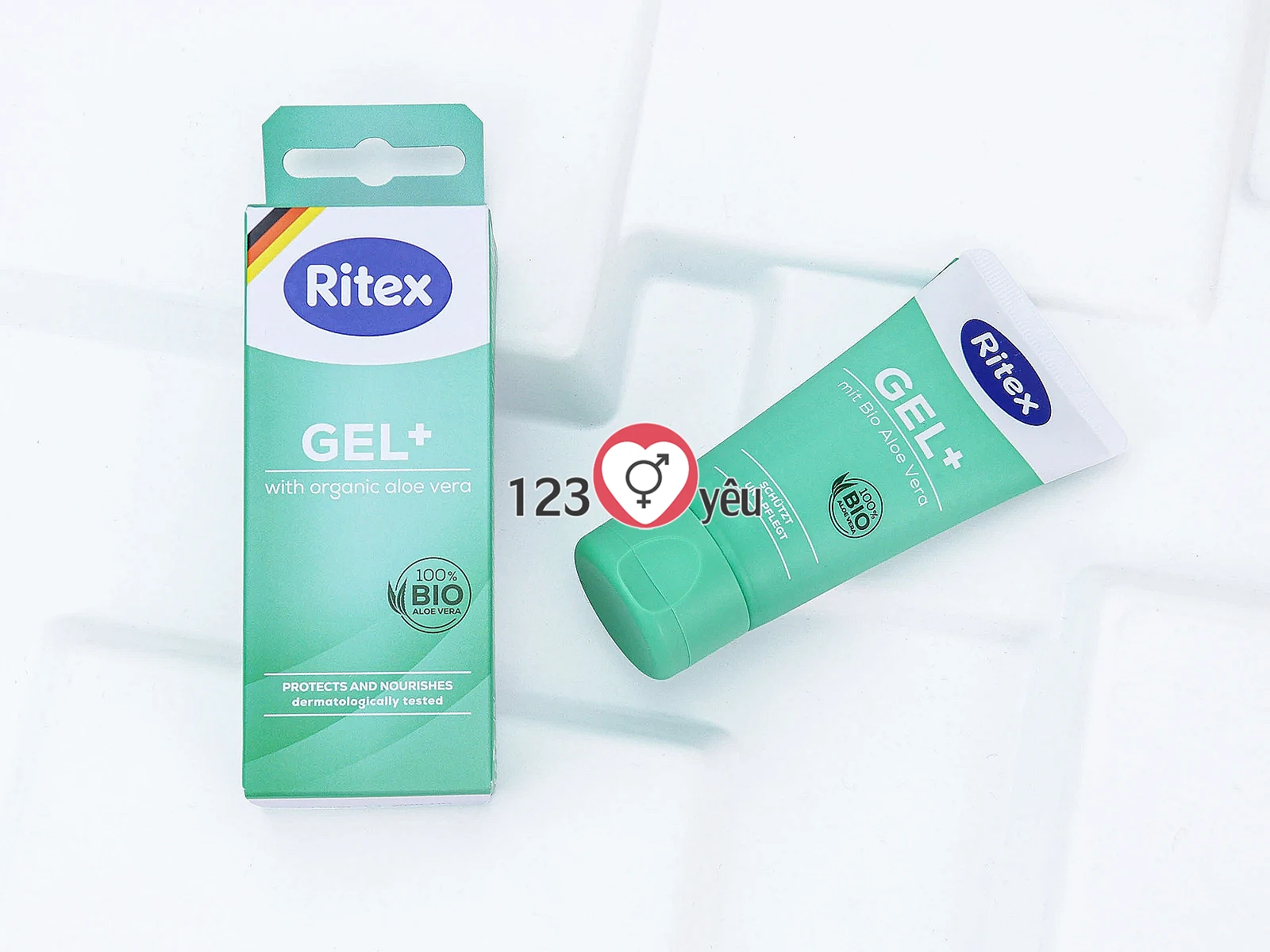 Gel bôi trơn gốc nước lô hội dịu nhẹ Ritex GEL+