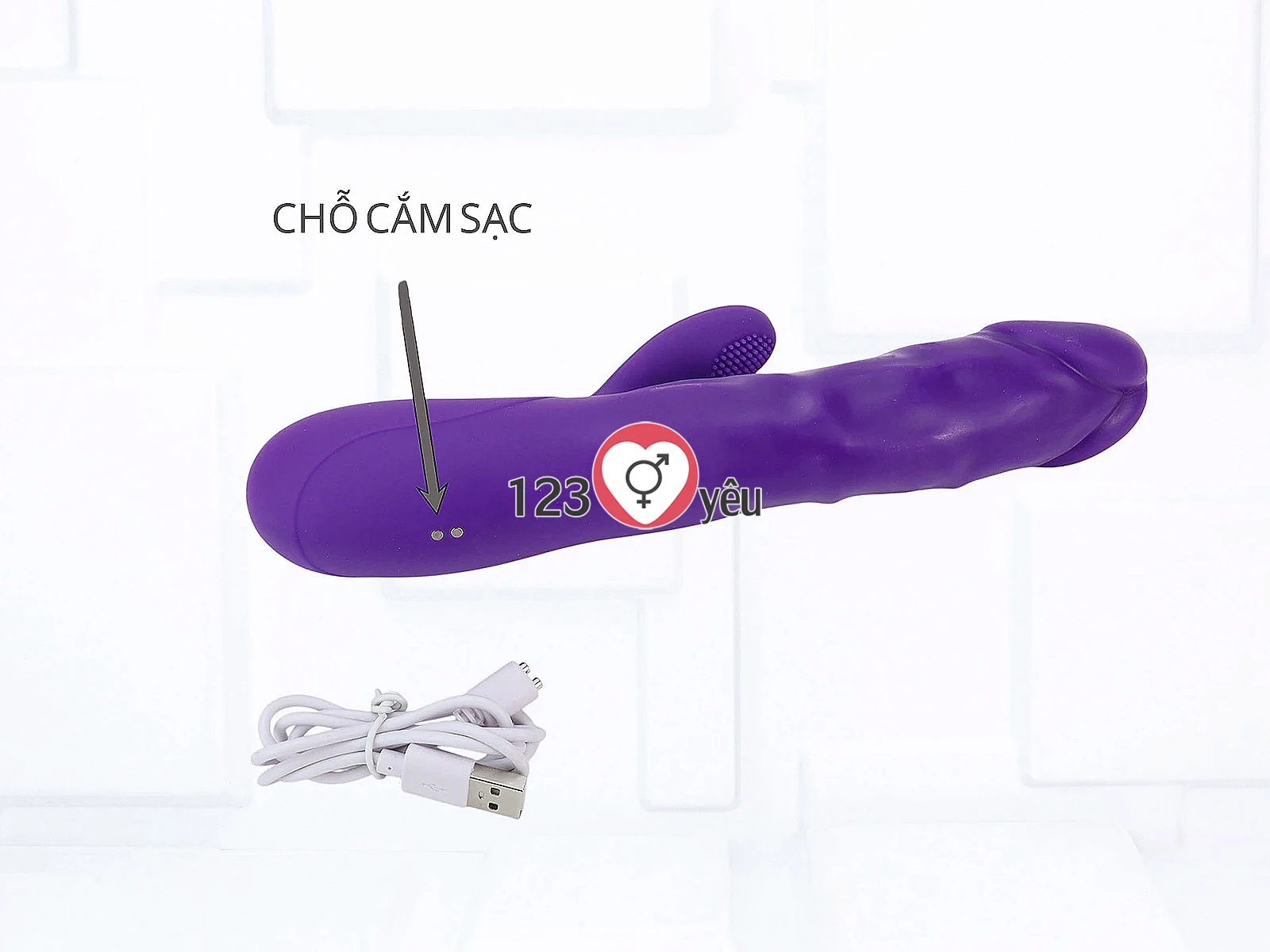 Dương vật giả đa năng Charlotte ngoáy có nhánh