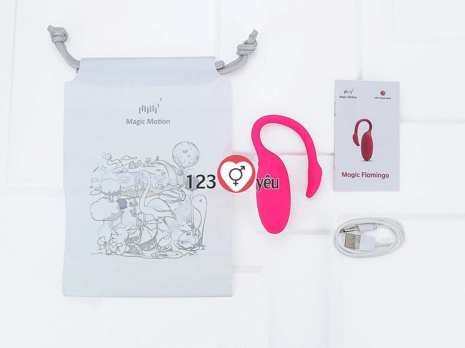 Trứng rung thiên nga Magic Motion Flamingo điều khiển Smartphone ➩ Hàng thật