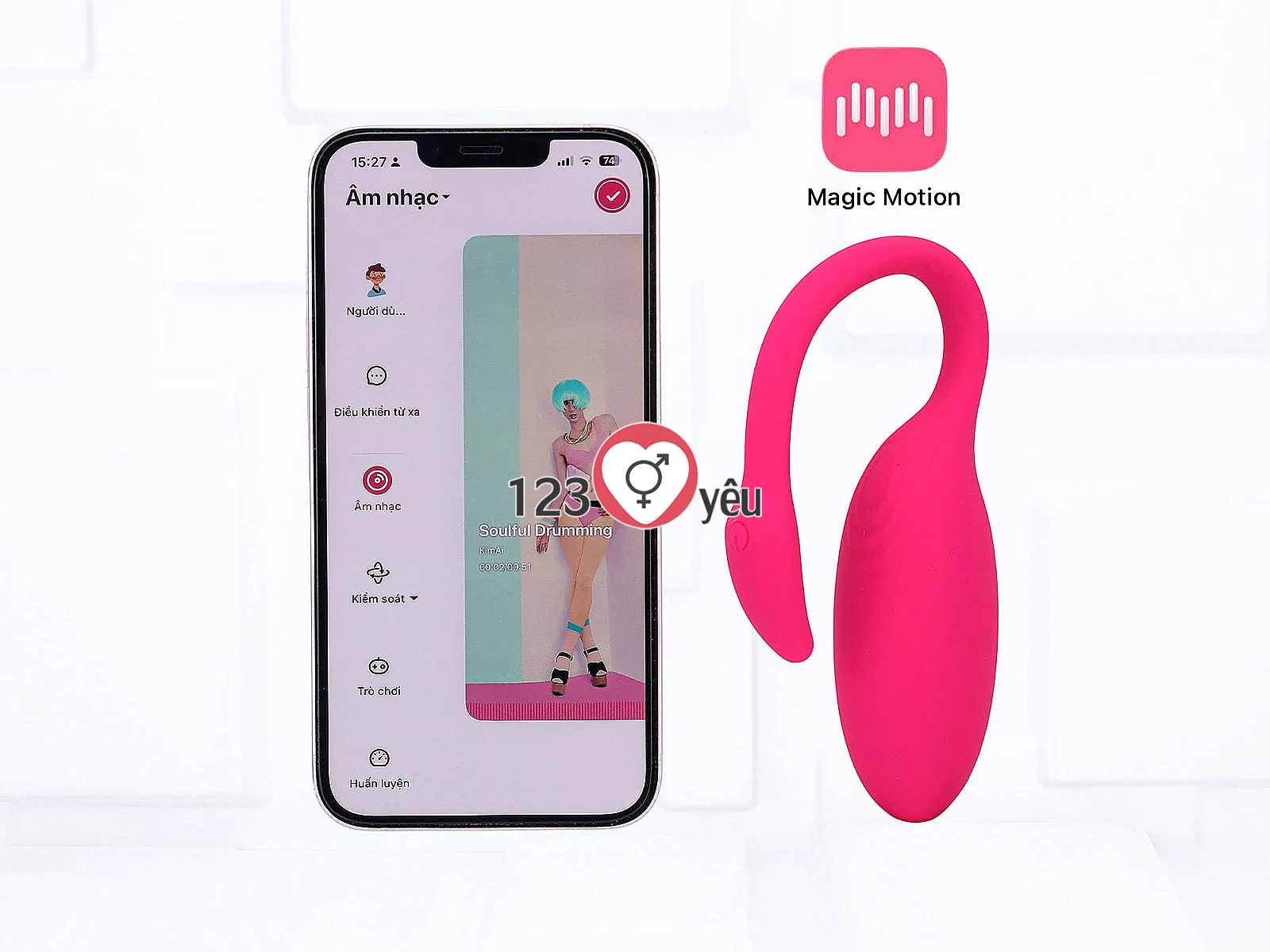Trứng rung thiên nga Magic Motion Flamingo điều khiển Smartphone ➩ Hàng thật