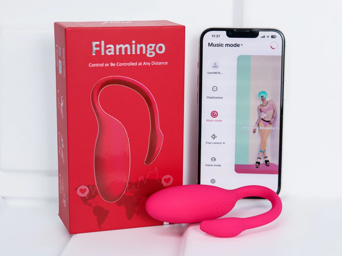 Trứng rung thi&ecirc;n nga Magic Motion Flamingo đi&ecirc;̀u khi&ecirc;̉n Smartphone ➩ H&agrave;ng thật