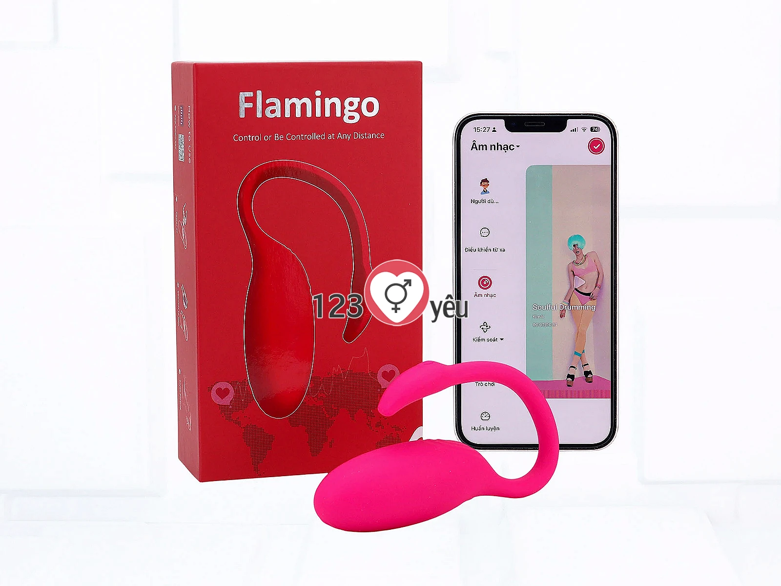 Trứng rung thiên nga Magic Motion Flamingo điều khiển Smartphone ➩ Hàng thật