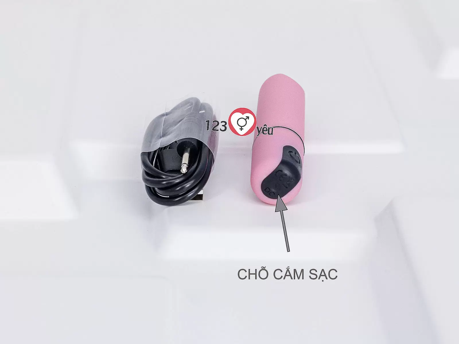 Trứng sạc thỏi son nhỏ gọn 10 chế độ rung mạnh mẽ