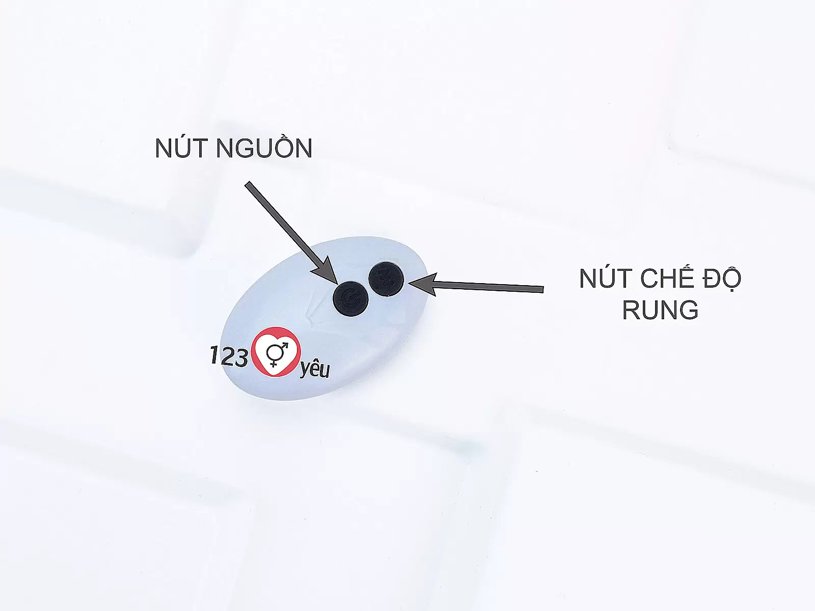 Vòng đeo dương vật Bicyclic Ring kèm điều khiển từ xa (không kèm dương vật giả)