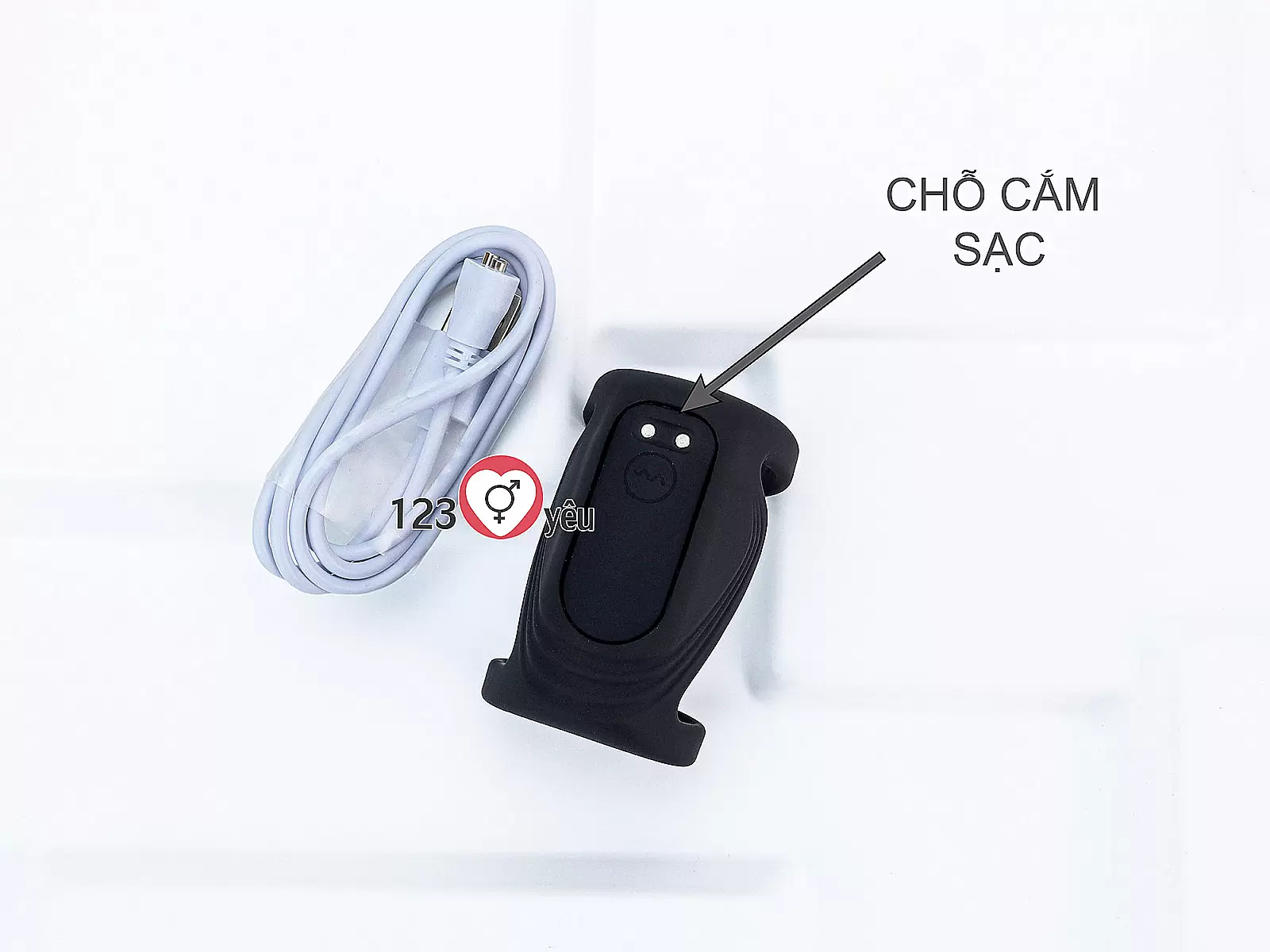 Vòng đeo dương vật Bicyclic Ring kèm điều khiển từ xa (không kèm dương vật giả)