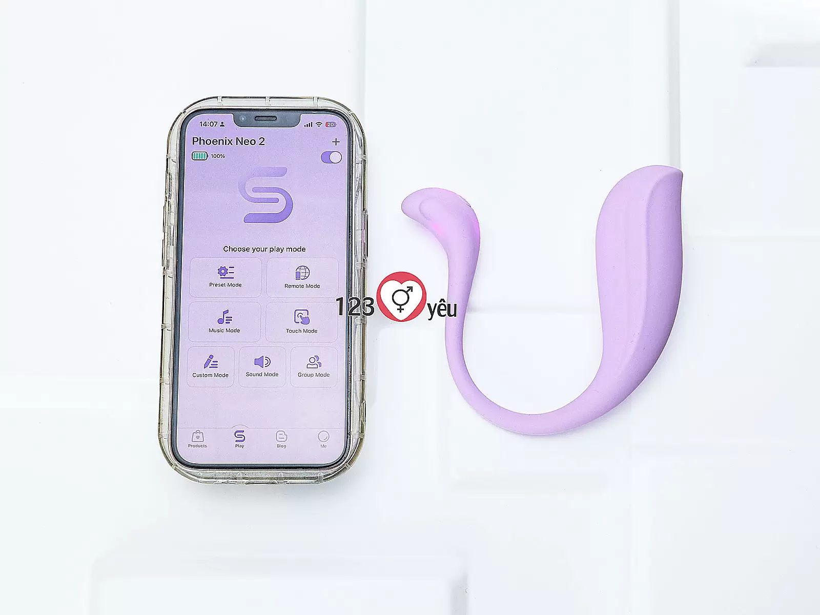 Mát xa tình yêu Svakom Phoenix Neo 2 điều khiển toàn cầu qua App