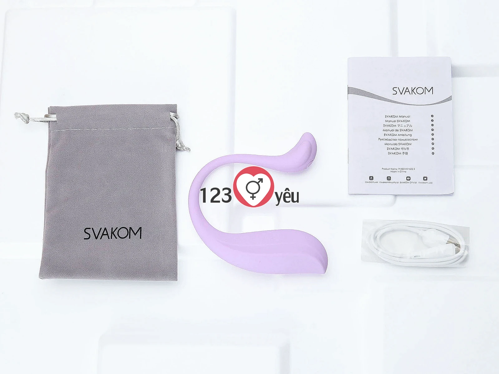 Mát xa tình yêu Svakom Phoenix Neo 2 điều khiển toàn cầu qua App