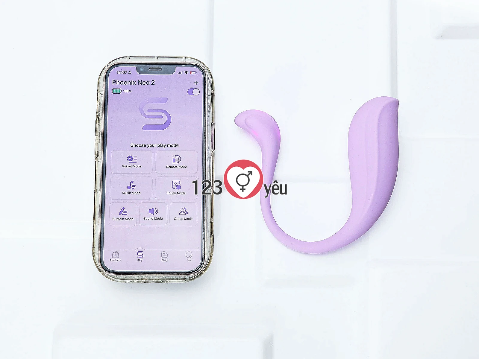 Mát xa tình yêu Svakom Phoenix Neo 2 điều khiển toàn cầu qua App