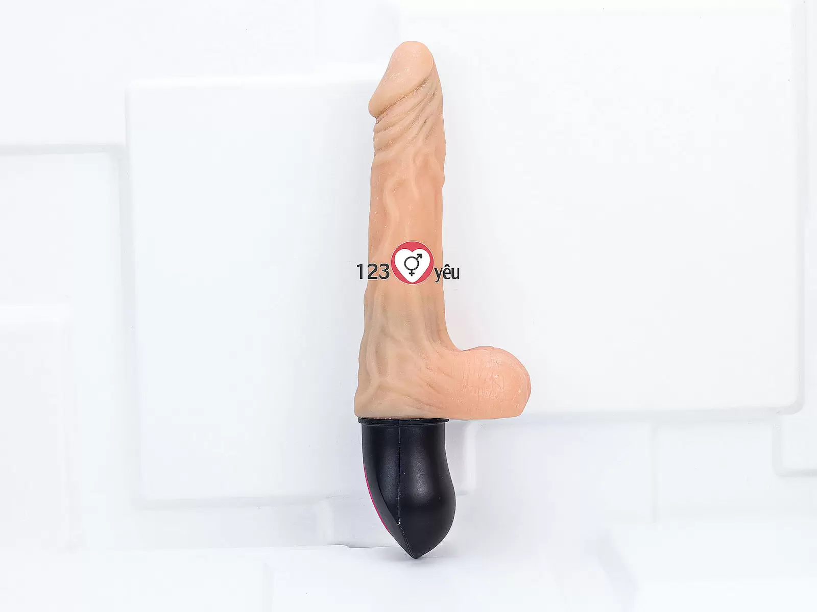 Dương vật giả siêu mềm phát nhiệt 12 chế độ XL912 pin sạc