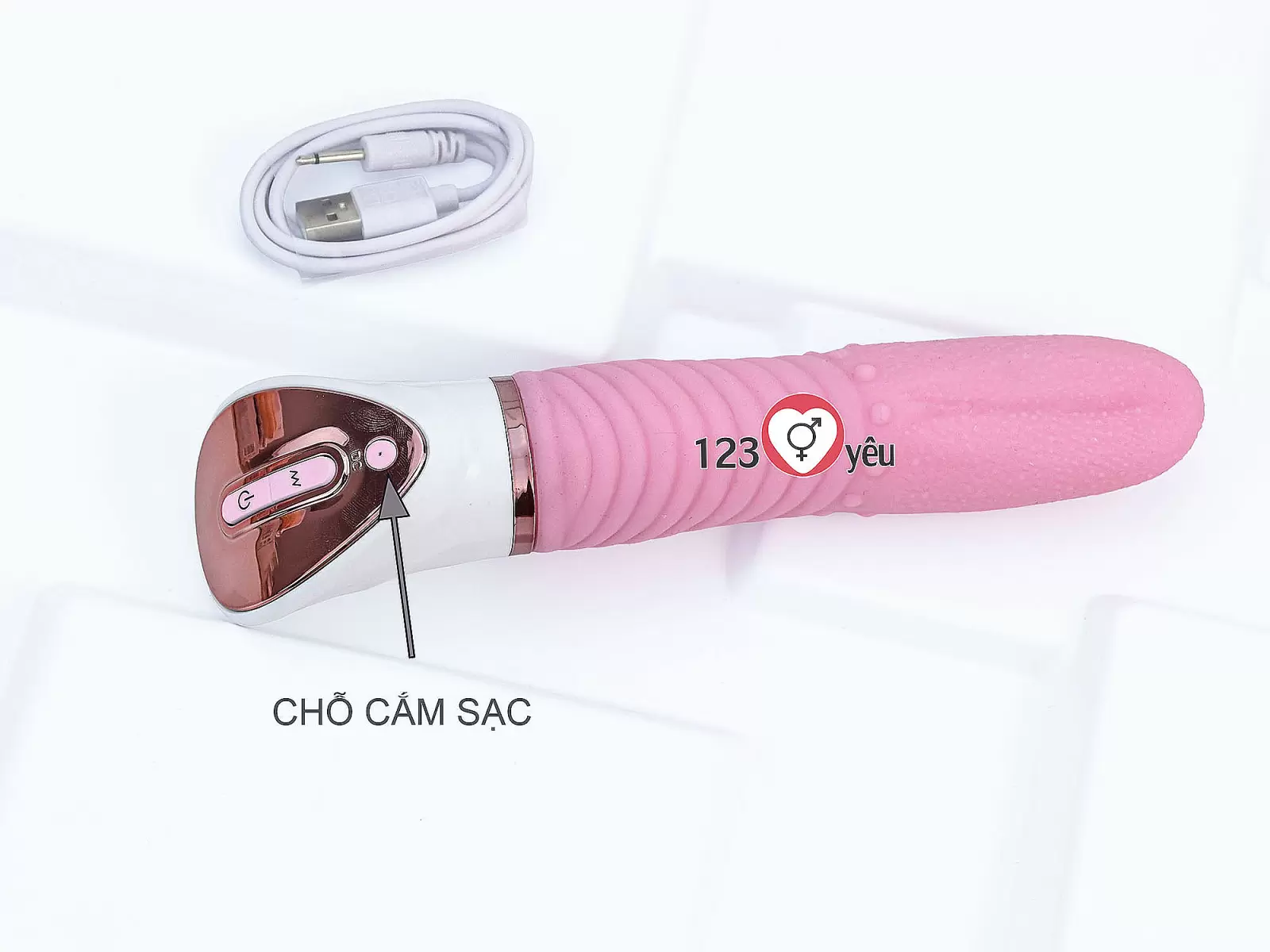 Lưỡi Liếm Massage Rung, Ngoáy, Phát Nhiệt - Magic Tongue