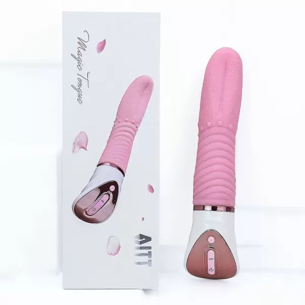 Lưỡi Liếm Massage Rung, Ngoáy, Phát Nhiệt - Magic Tongue