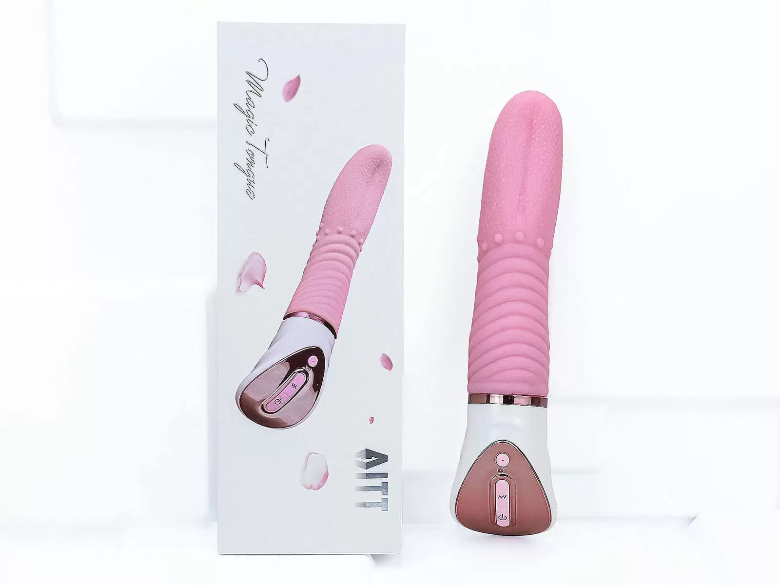 Lưỡi Liếm Massage Rung, Ngoáy, Phát Nhiệt - Magic Tongue