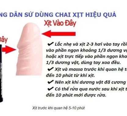 Dynamo Delay Black chai xịt chống xuất tinh sớm kéo dài thời gian