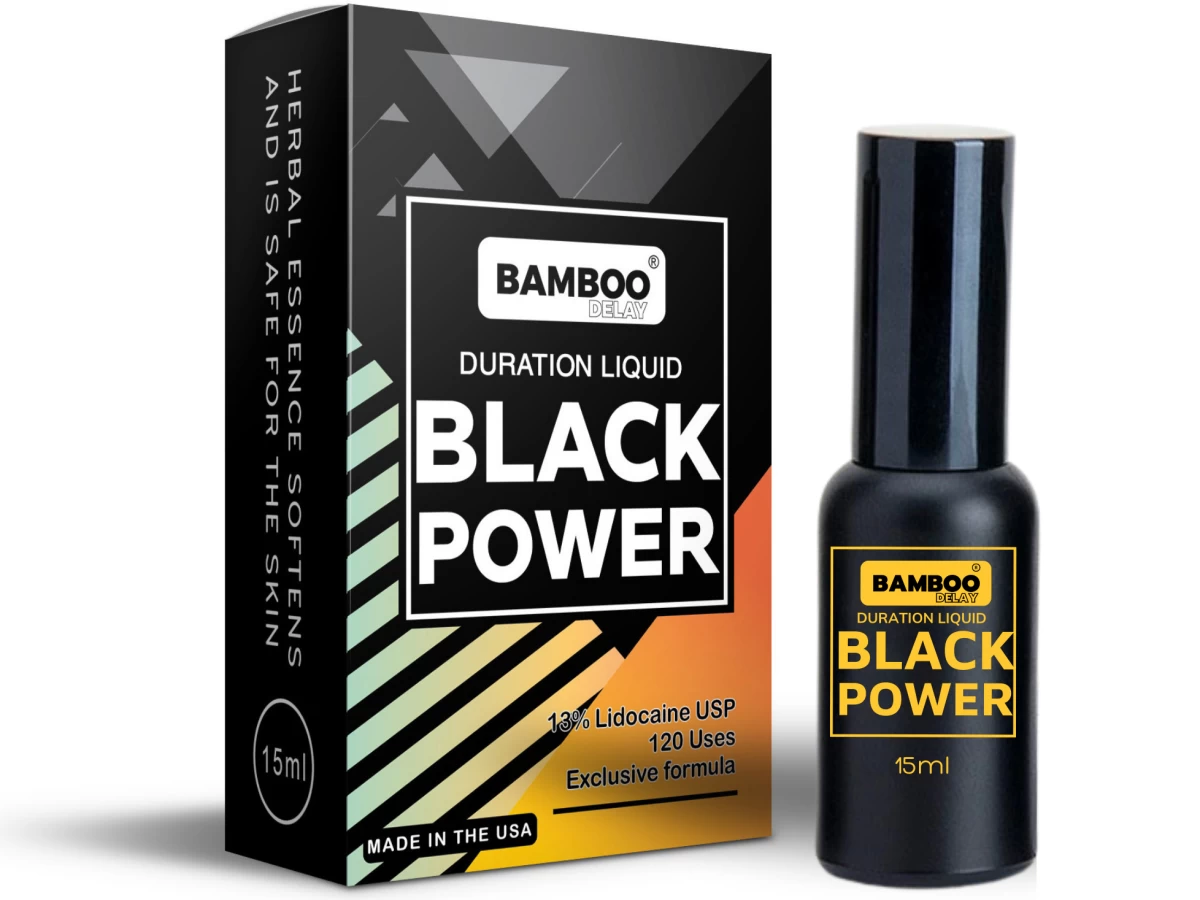 Xịt ngăn xuất tinh sớm Bamboo Black Power