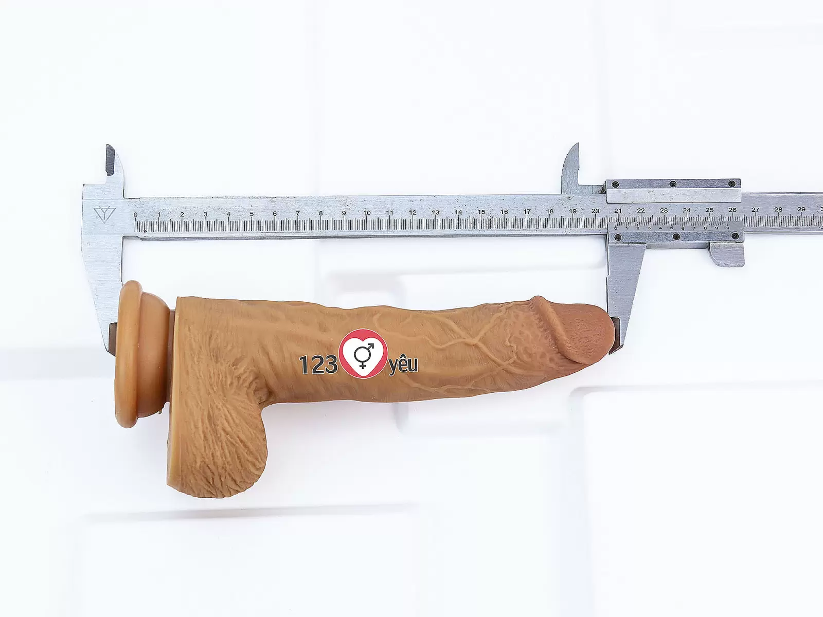 Dương vật giả có đế Real Dildo rung, thụt, phát nhiệt điều khiển từ xa