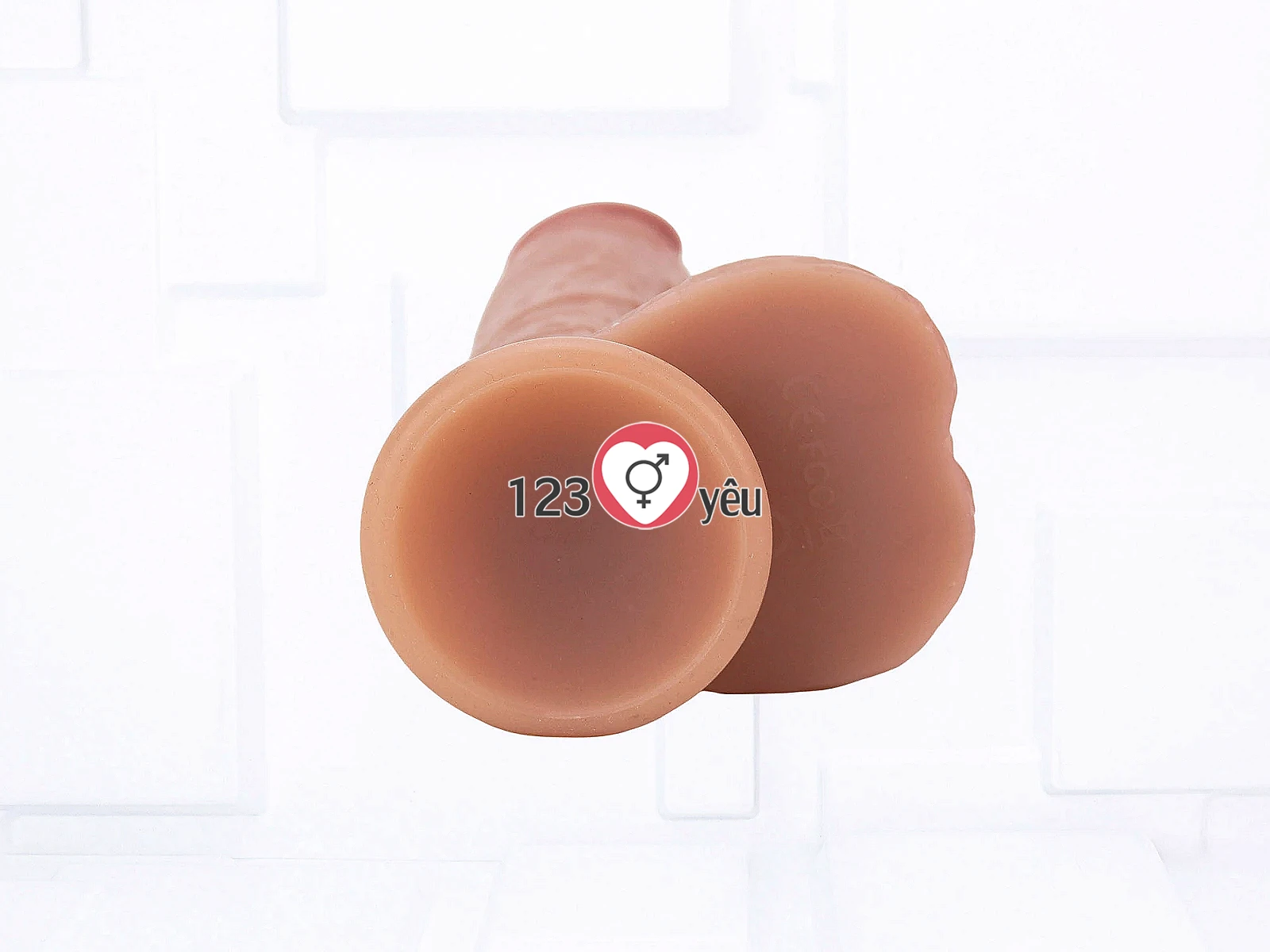 Dương vật giả có đế size to gân guốc siêu mềm tăng cường khoái cảm