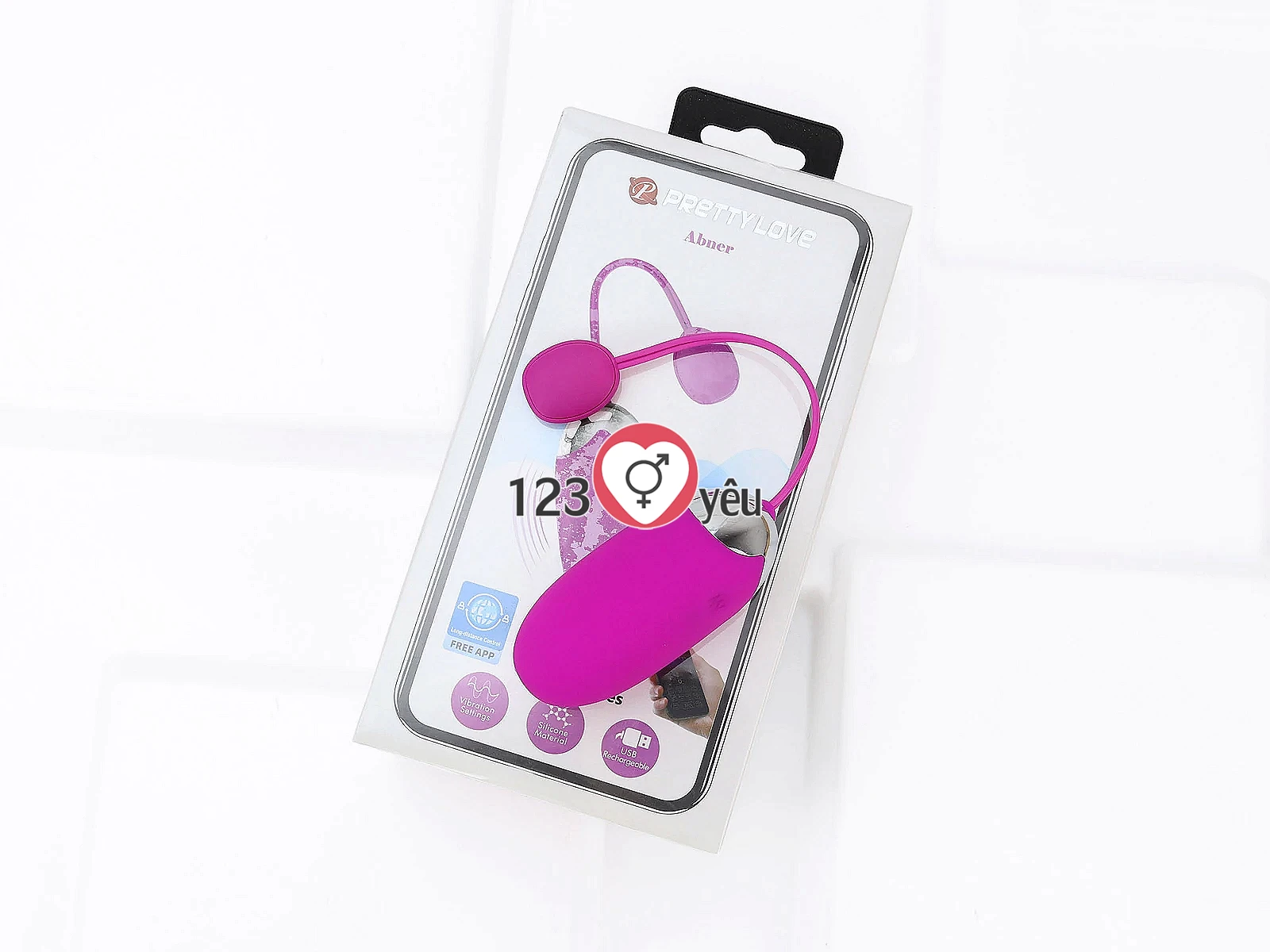 Trứng rung Abner 12 chế độ rung điều khiển bằng Smartphone