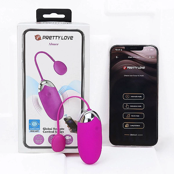 Trứng rung Abner 12 chế độ rung điều khiển bằng Smartphone