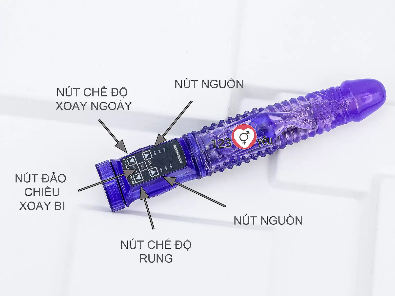 Dương vật giả rung, xoáy đa năng siêu rẻ