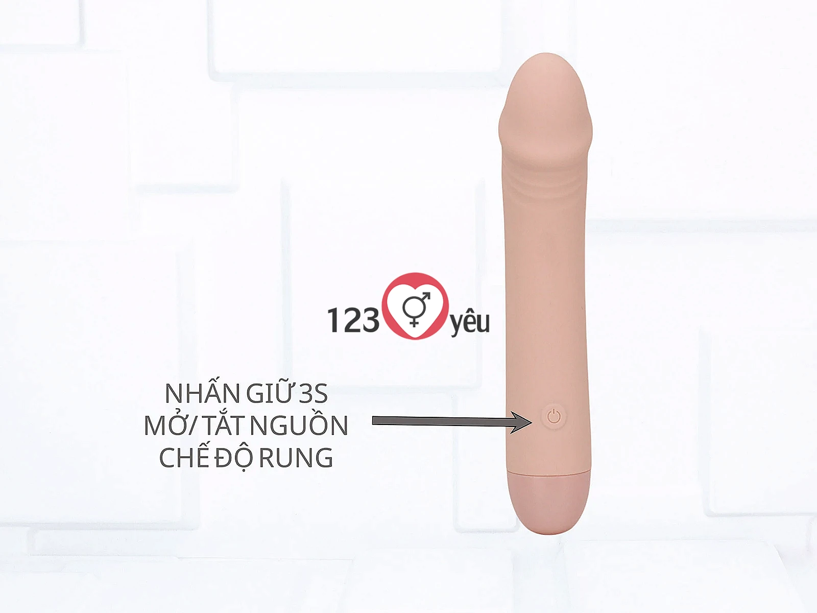 Dương vật giả đầu cong 7 chế độ rung massage Secwell