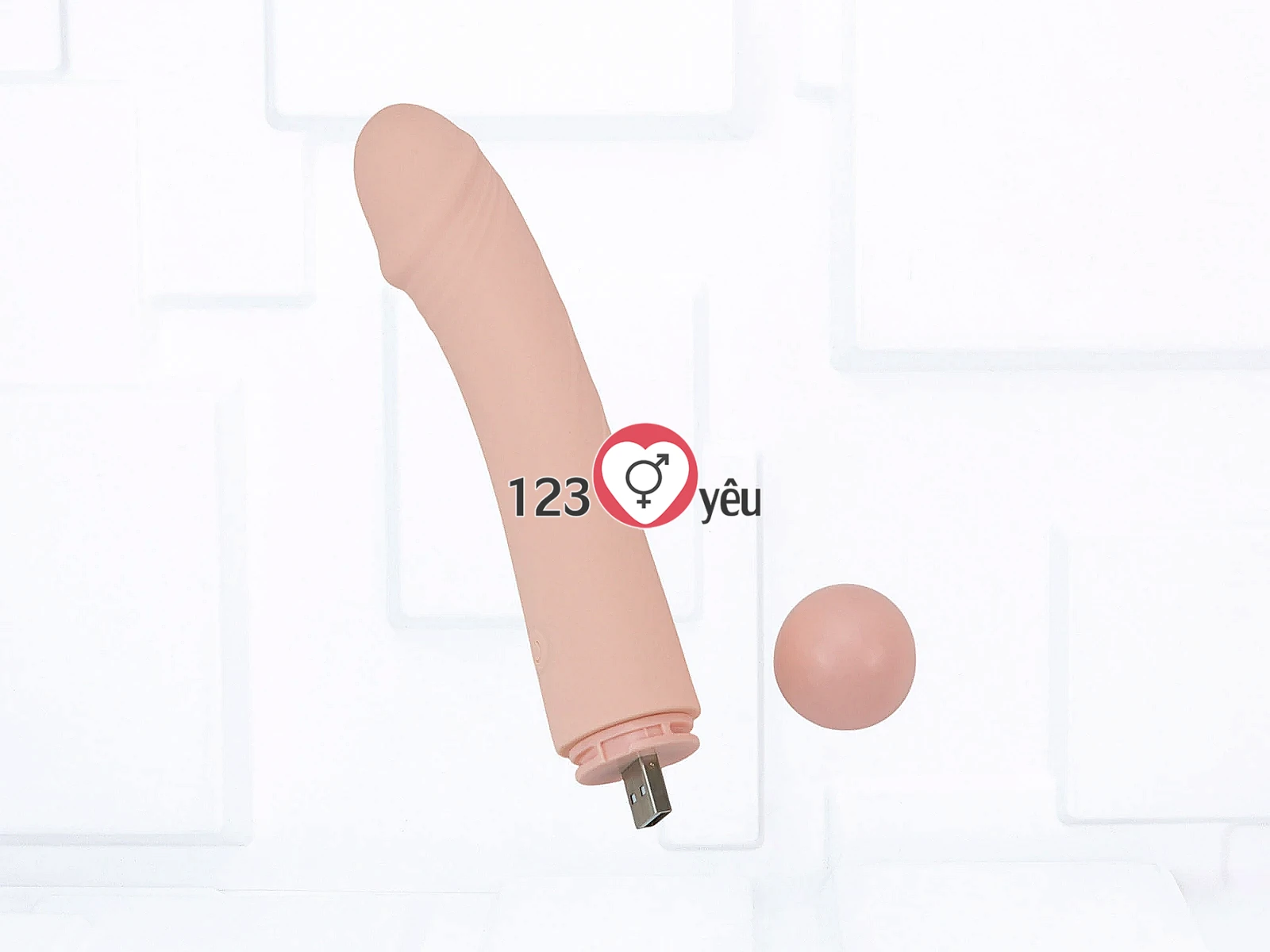 Dương vật giả đầu cong 7 chế độ rung massage Secwell