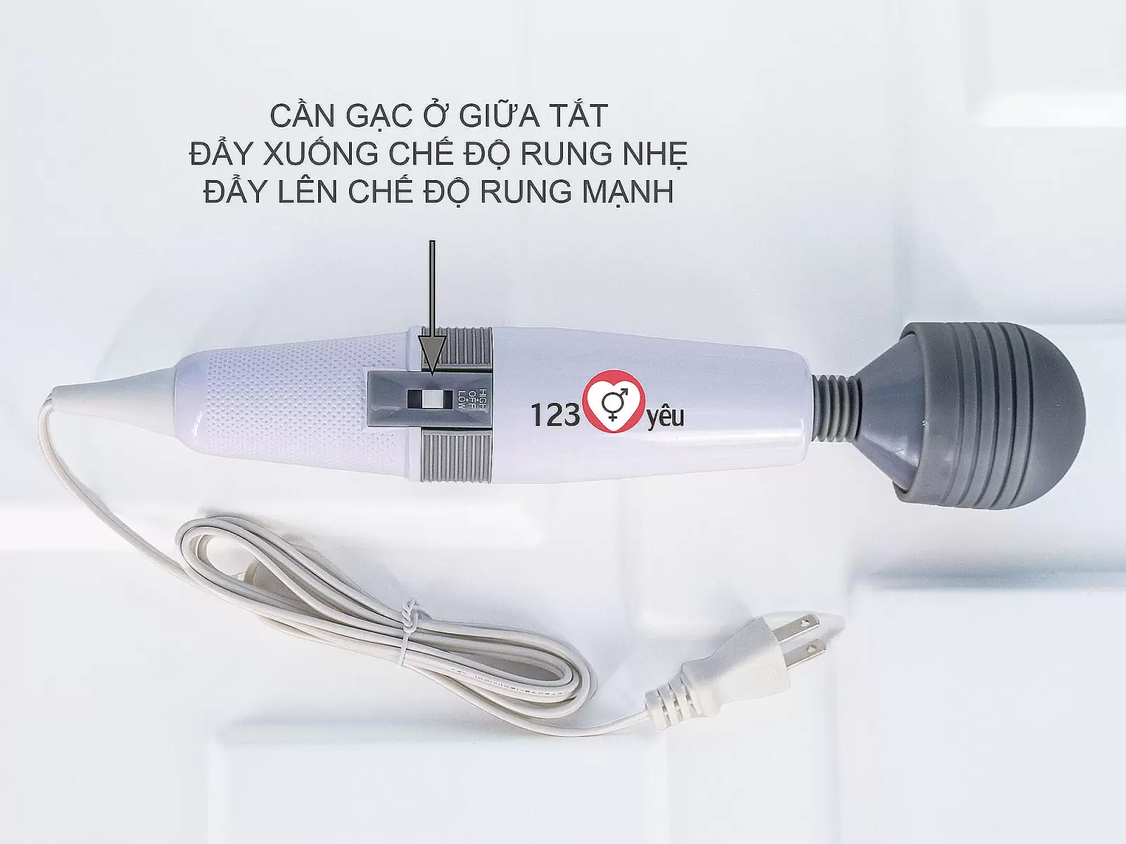 Máy massage Handy rung cực mạnh cắm điện trực tiếp