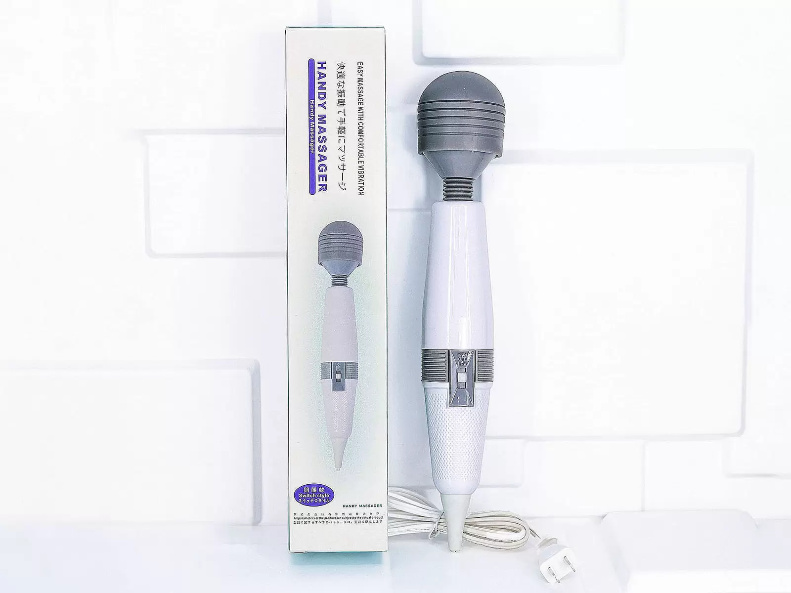 M&aacute;y massage Handy rung cực mạnh cắm điện trực tiếp