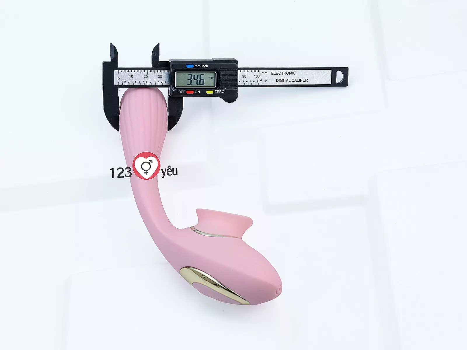 Lưỡi liếm rung 2 đầu pin sạc nhỏ gọn