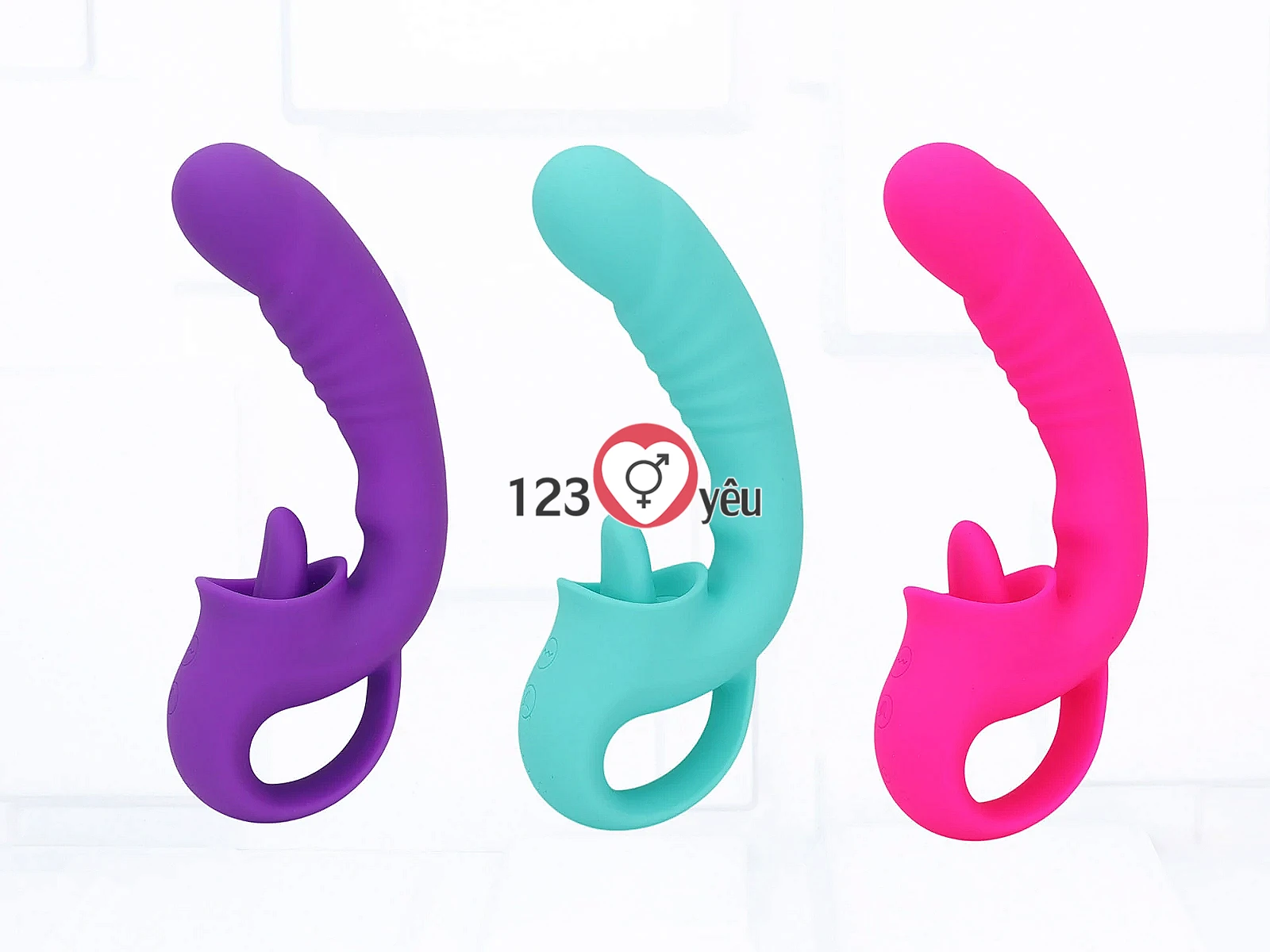 Dương vật giả Tongue Licking rung liếm lưỡi 2 trong 1 mang đến trải nghiệm đa điểm