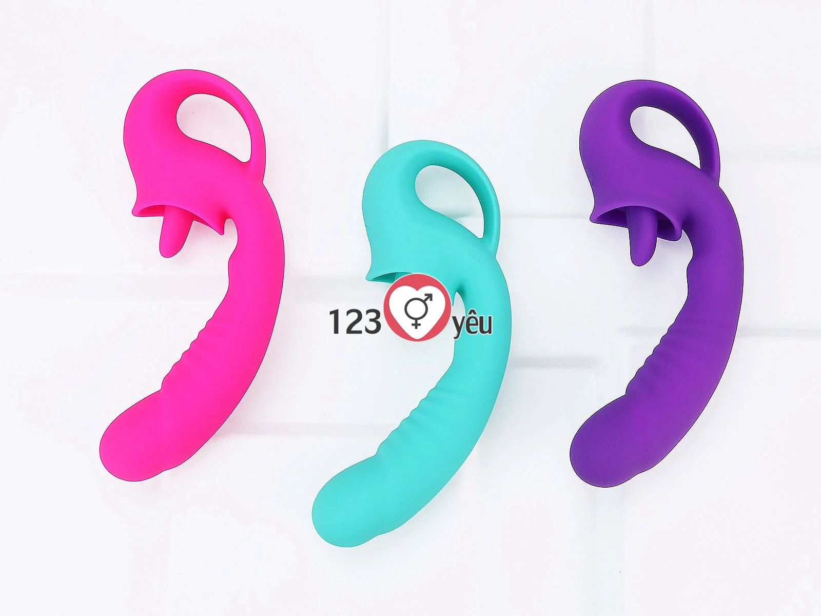 Dương vật giả Tongue Licking rung liếm lưỡi 2 trong 1 mang đến trải nghiệm đa điểm