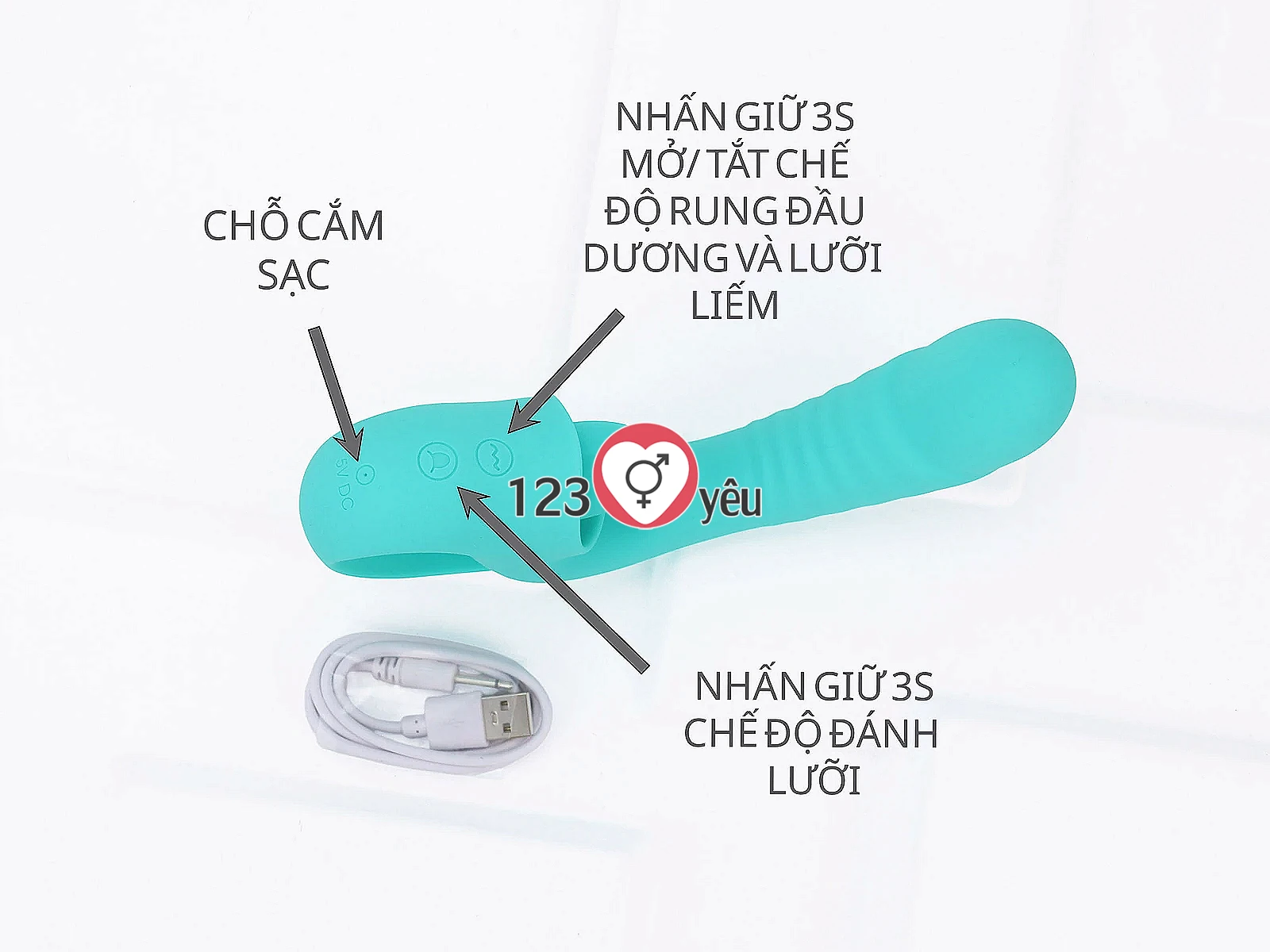 Dương vật giả Tongue Licking rung liếm lưỡi 2 trong 1 mang đến trải nghiệm đa điểm