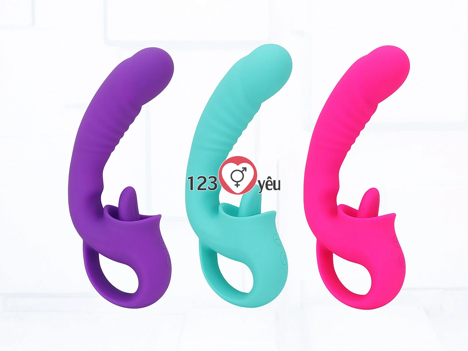 Dương vật giả Tongue Licking rung liếm lưỡi 2 trong 1 mang đến trải nghiệm đa điểm